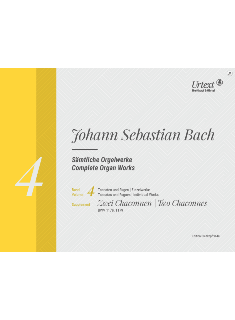 Samtliche Orgelwerke Band 4 - suplement