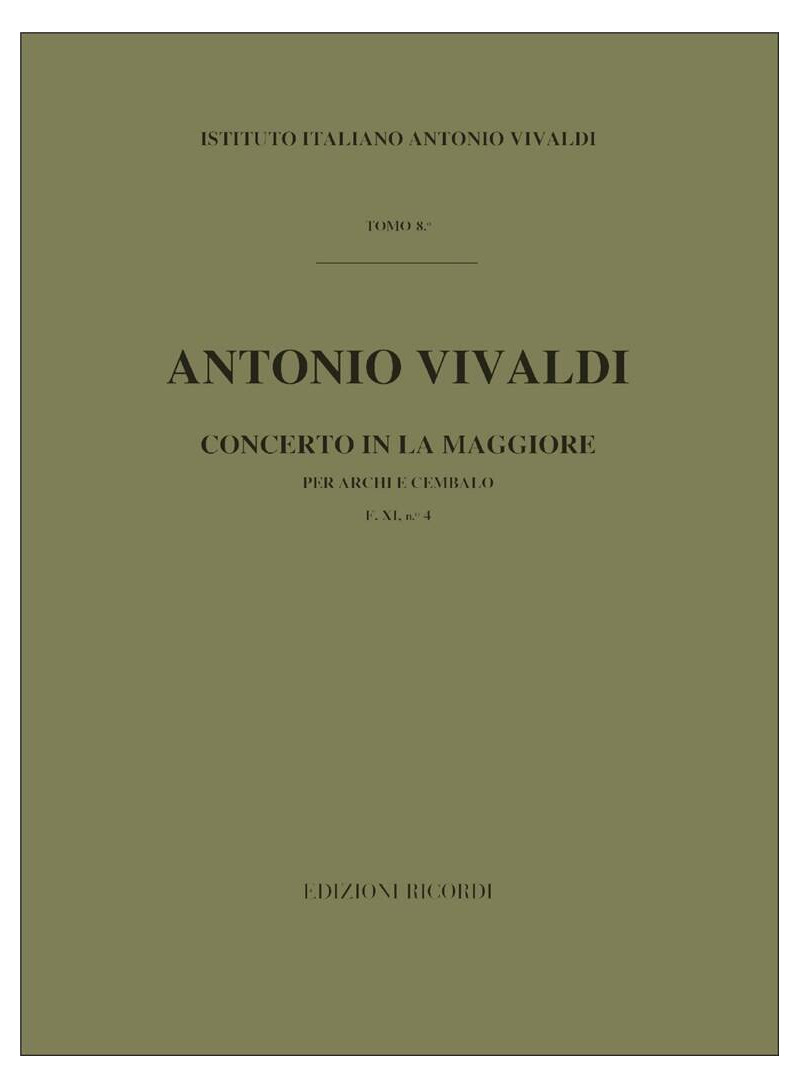 Concerto per archi in La Maggiore RV 158