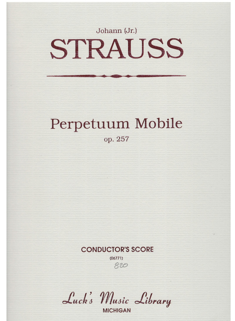 Perpetuum Mobile Op. 257