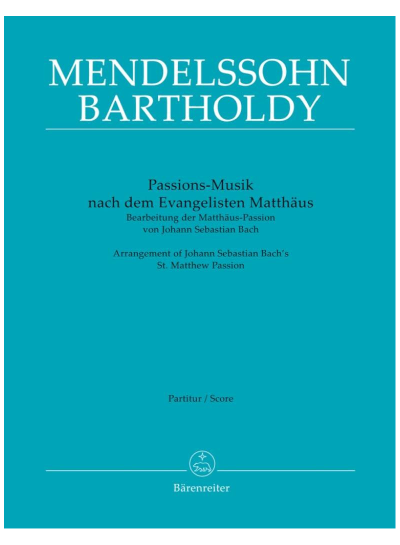 Passion Music after Evangelist Matthew