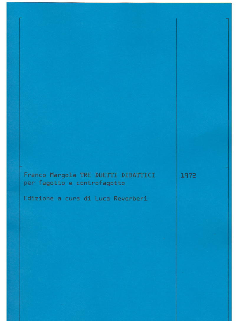 Tre duetti didattici