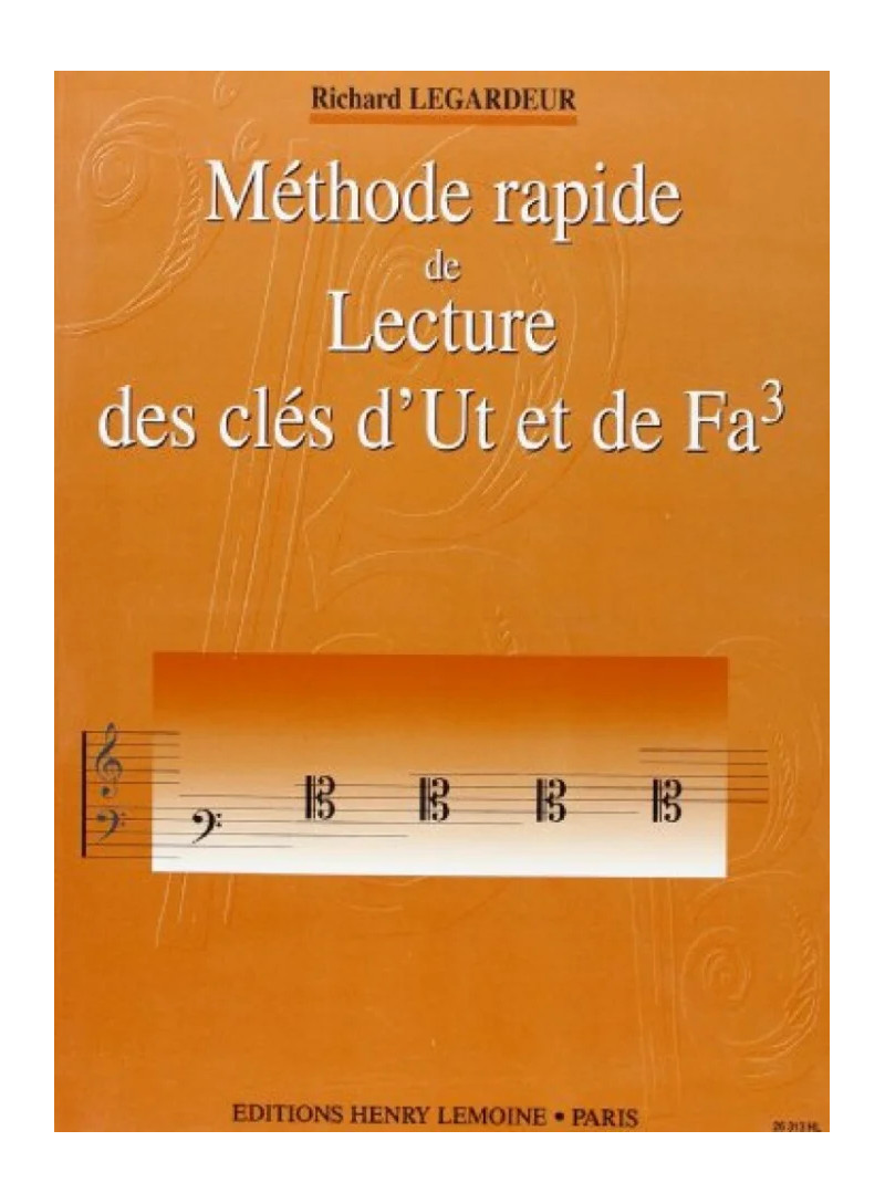 Méthode rapide de Lect des clés d'Ut e d