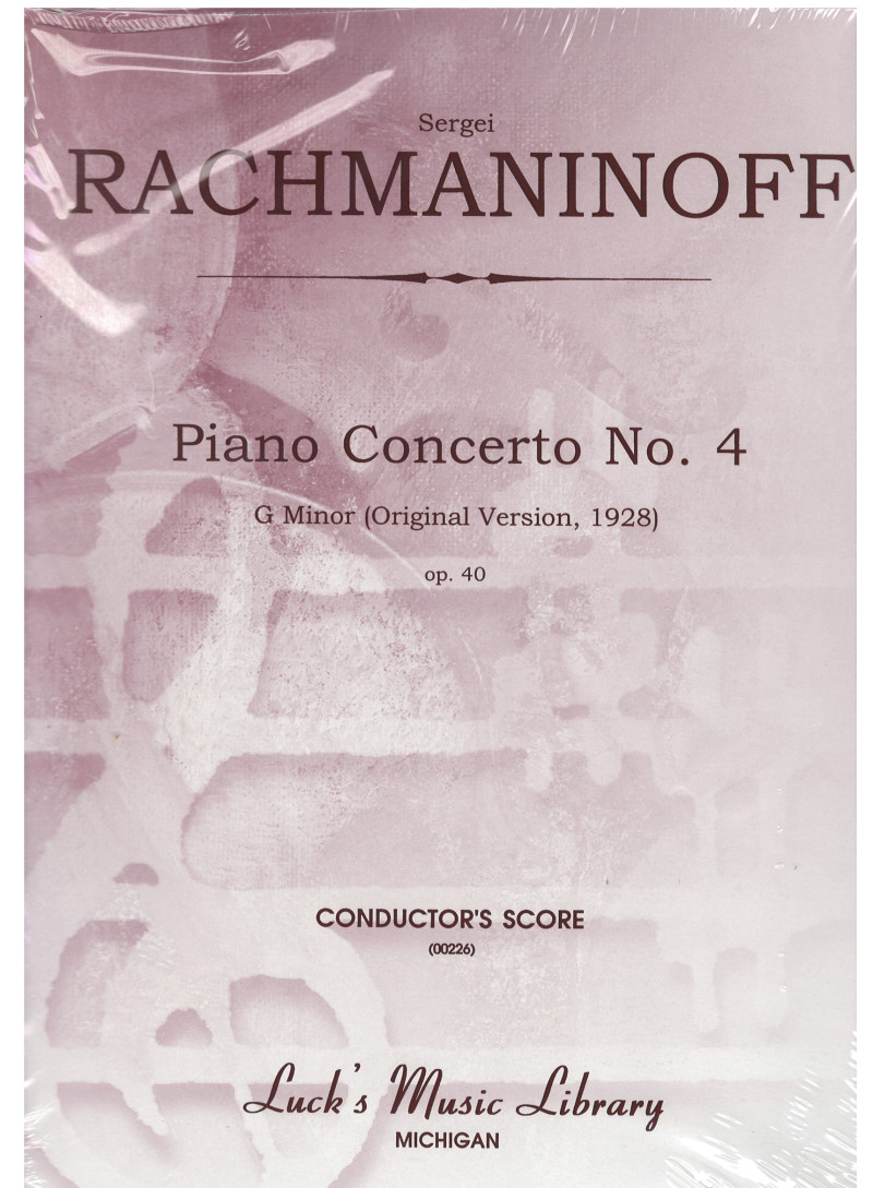 Piano Concerto No. 4 in g, Op. 40