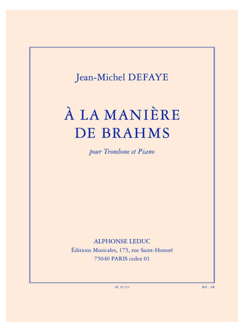 À la manière de Brahms