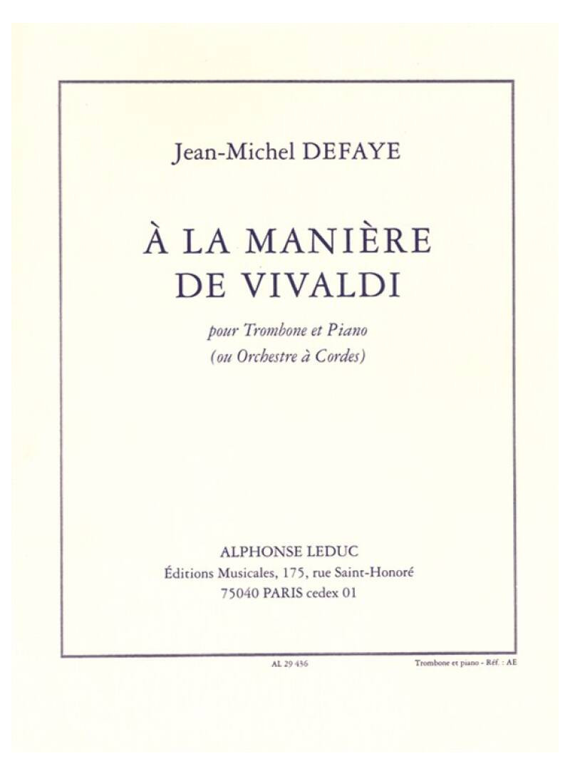 À la manière de Vivaldi