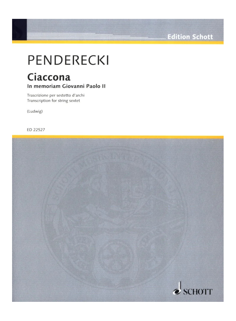 Ciaccona - In memoriam Giovanni Paolo II