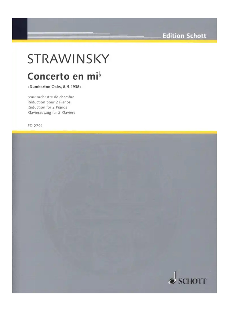 Concerto in E flat "Dumbarton Oaks"