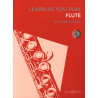 Learn As You Play Flute con CD