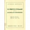 13 prove d'esame