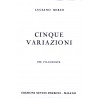 Cinque variazioni