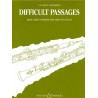 Difficult passages for oboe