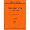 Meditation in D major op 32 for VLC e PF