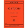 30 studies for string bass