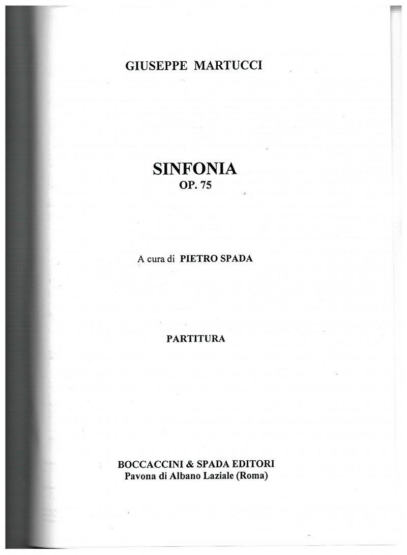 Sinfonia Op. 75