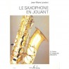 Le saxophone en jouant 1er cahier