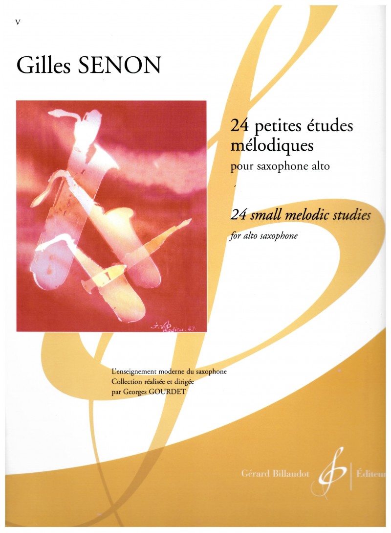 24 petites etudes melodiques saxophone a