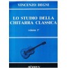 Lo studio della chitarra classica vol 1