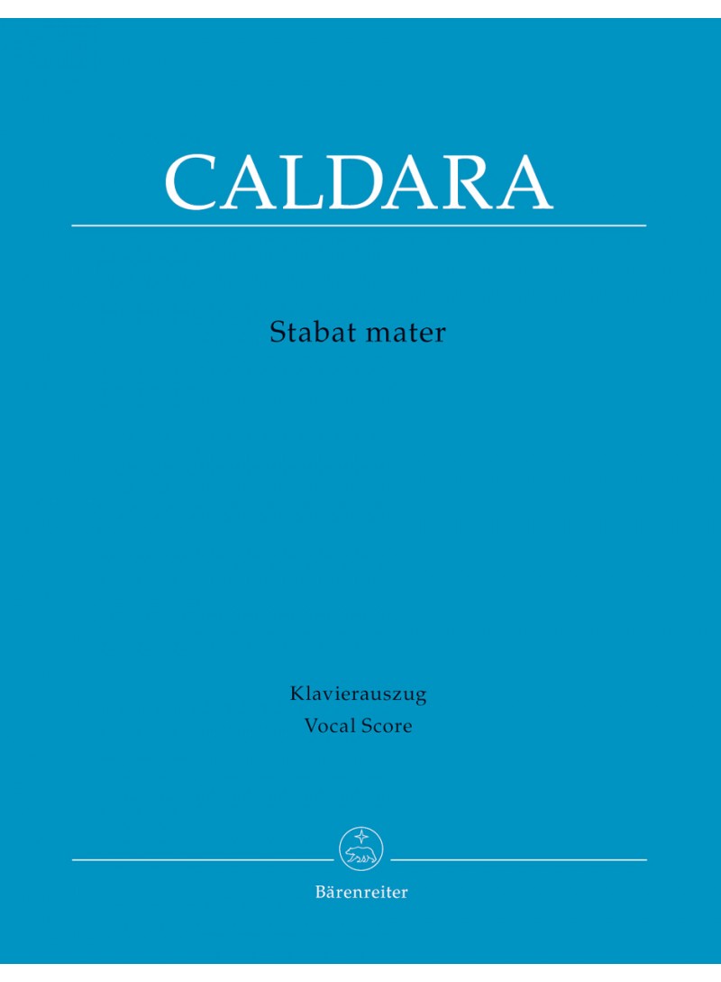 stabat mater - caldara - vocal score - barenreiter