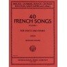 40 French Songs Vol 1 High Voice