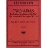 Two Arias (basso e pianoforte)