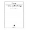 Three auden songs tenore