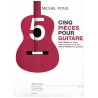 Cinq pieces por Guitare