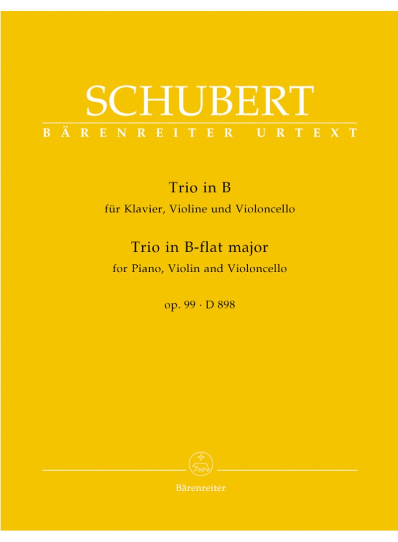 Trio op 99 in B-flat maj D 898
