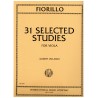 31 selected studies for viola