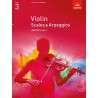 Violin Scales and Arpeggios Grade 3