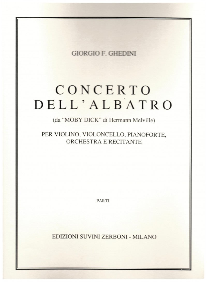 Concerto dell’albatro - riduzione