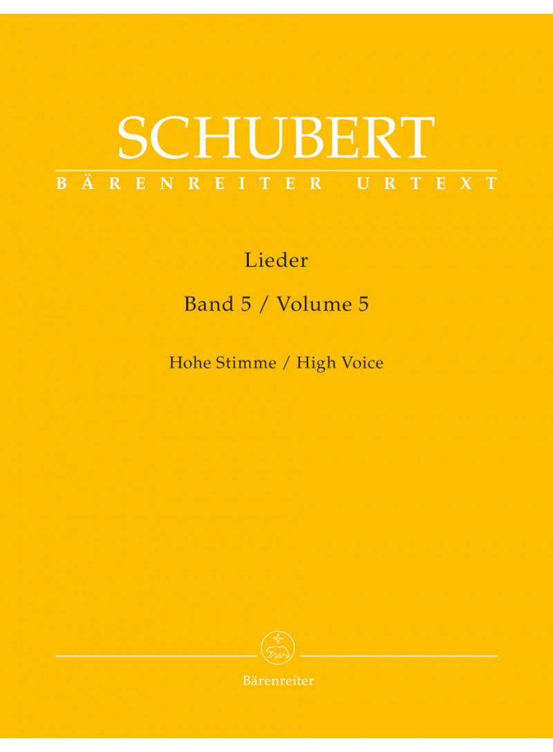 Lieder,  volume 5 - High Voice