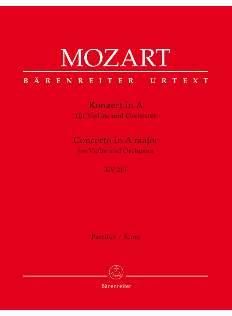 Violin Concerto n. 5 A major K 219