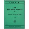 Six chamber sonatas op4 for 2 VLN and PF