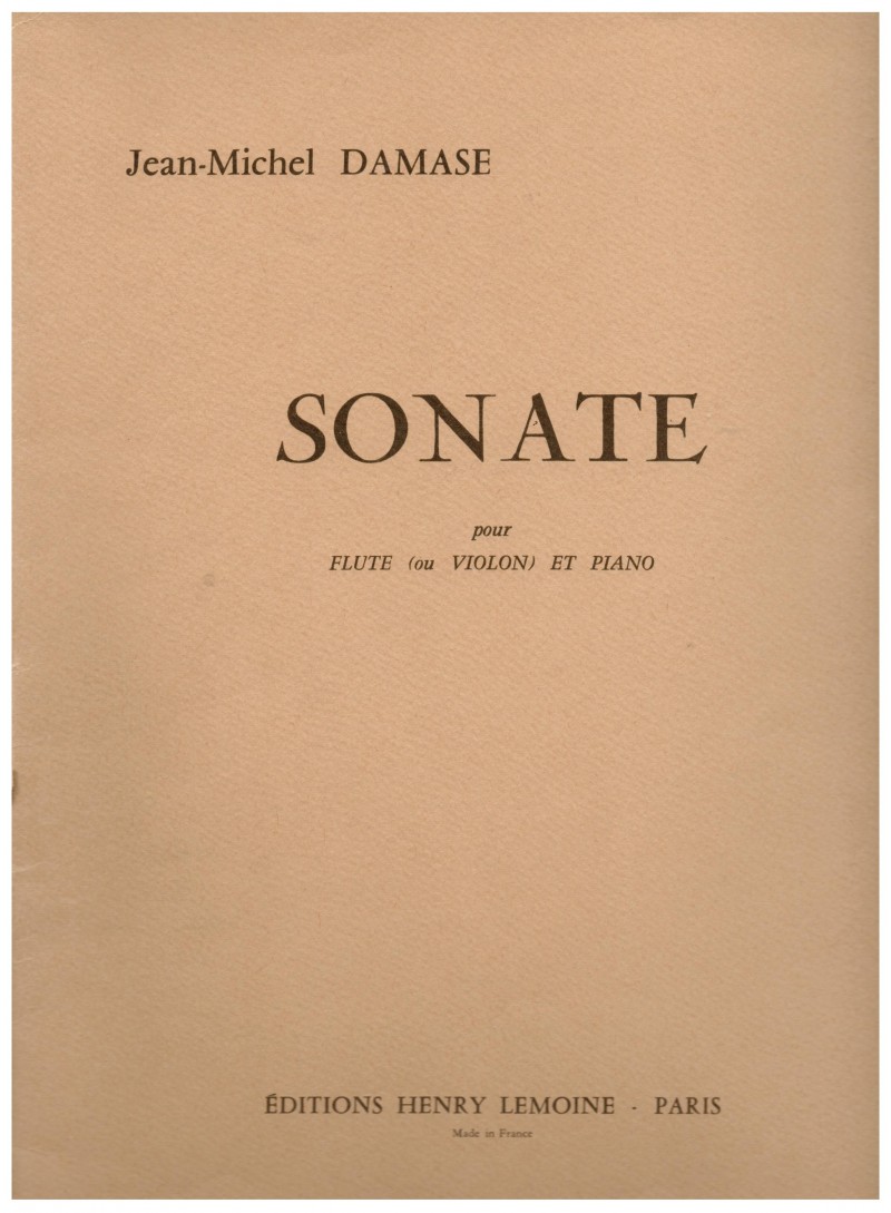 Sonate pour flute et piano