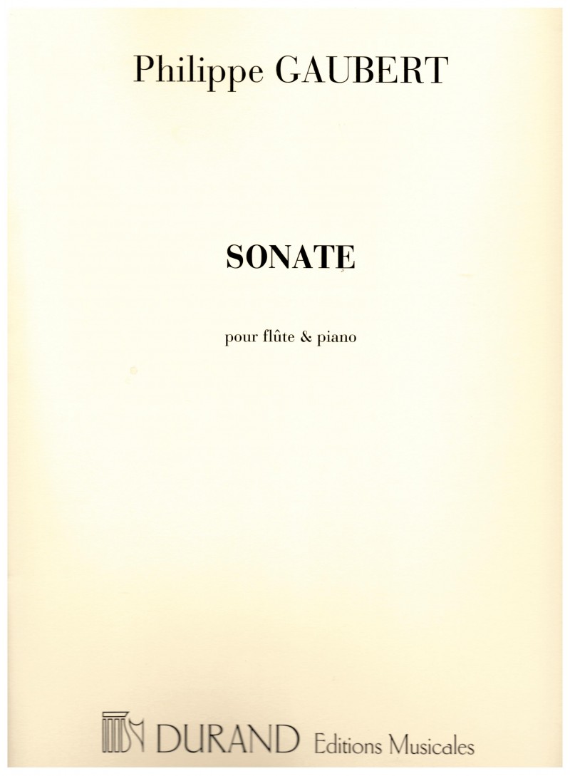 Sonate pour flute e piano