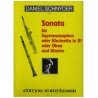 Sonata fur klarinette und klavier