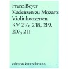 Kadenzen zu Mozarts Violinkonzerten