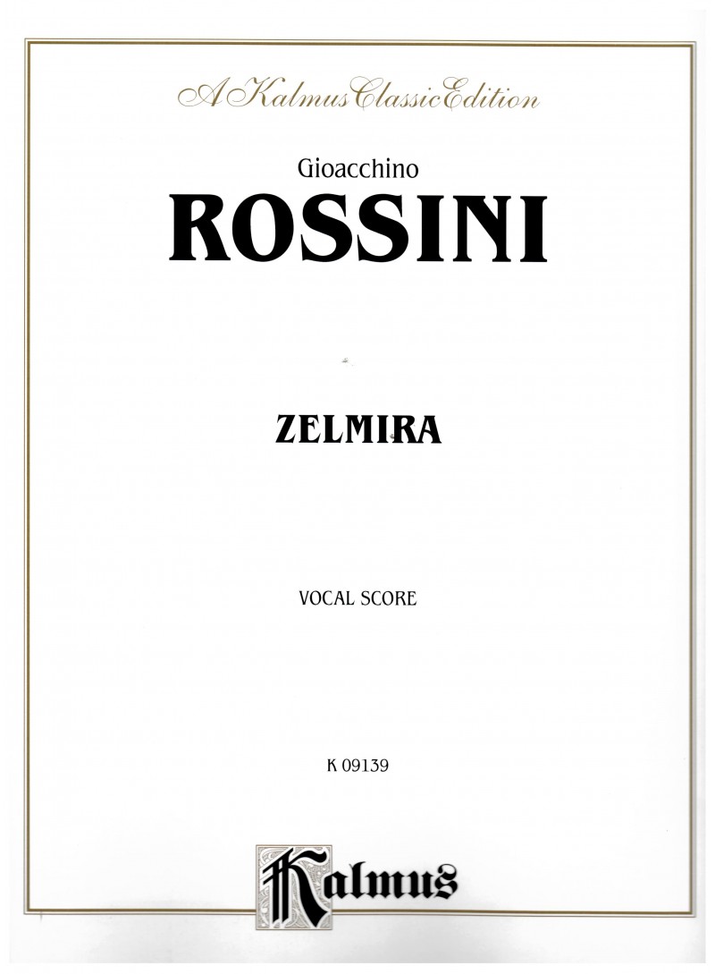 Zelmira - vocal score IT