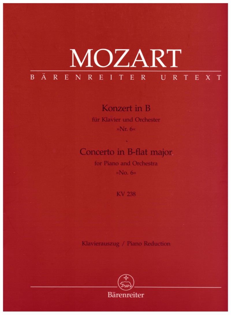 Concerto for Piano in B-flat major K.238