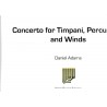 Concerto for timpani percuss. and winds