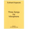 Three songs for vibraphone