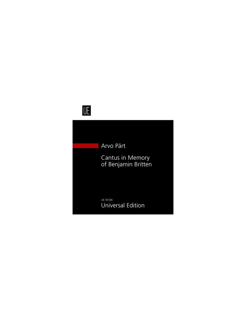 Cantus in Memory of Britten