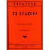 22 studies for cello solo