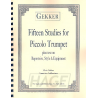 15 Studies : for piccolo trumpet