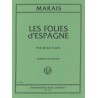 Les folies d'Espagne for flute solo