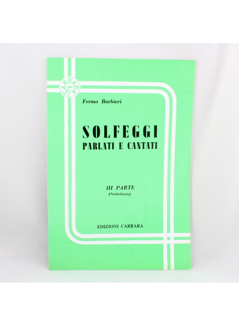 Solfeggi parlati e cantati vol 3