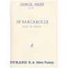 Barcarolle N 13 Piano