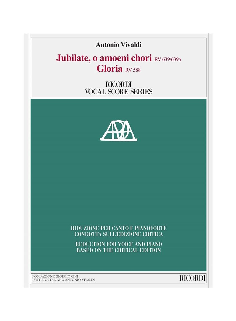 Jubilate, amoeni RV639/639a,Gloria RV588