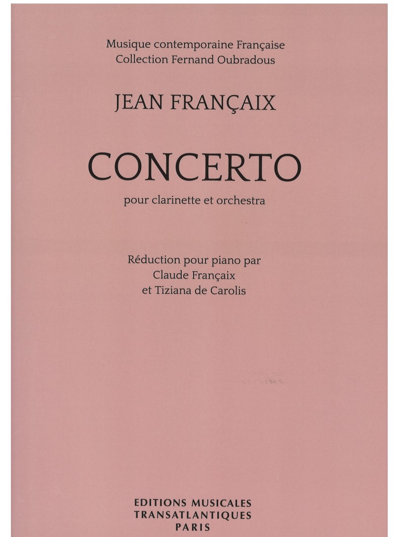 Concertof for Clarinet