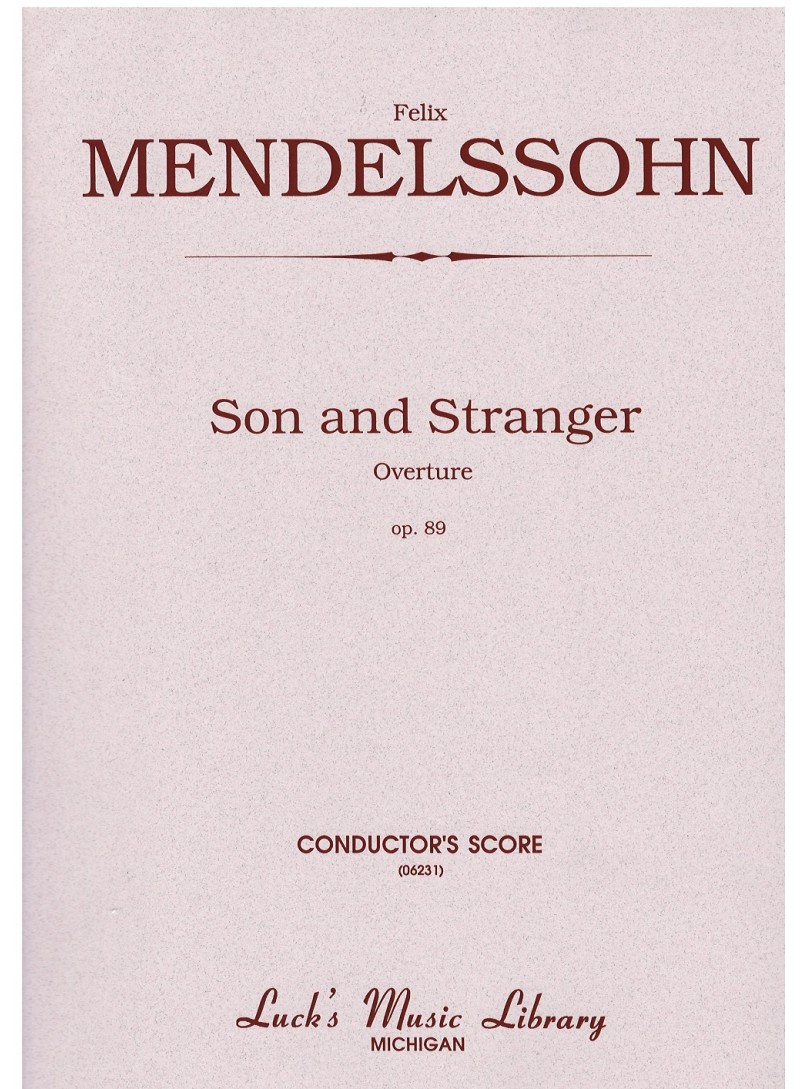 Son and stranger op.89, Ouverture